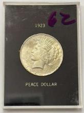 1923 Peace Silver Dollar MS62