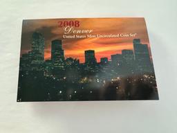 2008 DENVER United States Mint Uncirculated Coin Set®