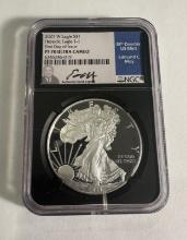 2021 W Eagle S$1 Heraldic Eagle T-1 PF70 ULTRA CAMEO