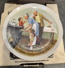 COLLECTIBLE CERAMIC PLATE - IN ORIGINAL BOX WITH PAPERS