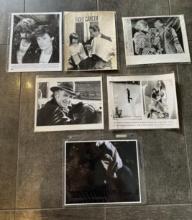 LOT OF PHOTOGRAPHS OF CELEBRITIES