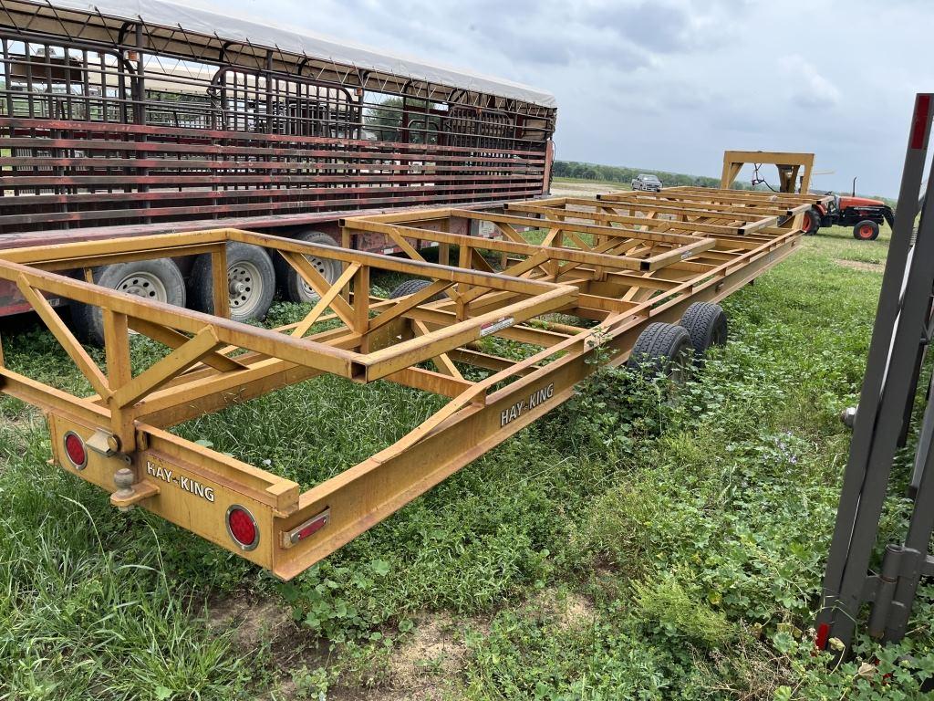 2016 Hay King 5 Bale GN Hay Trailer