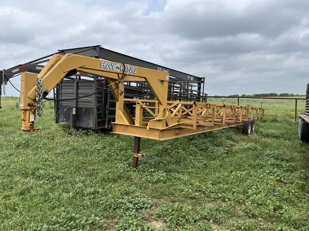 2016 Hay King 5 Bale GN Hay Trailer