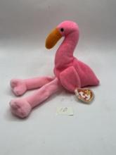 Pinky the flamingo beanie baby
