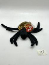 Spinner the spider beanie baby