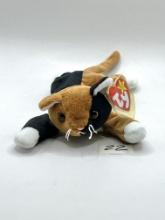 Chip the brown/black/white cat beanie baby