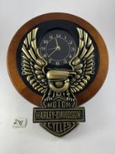 HARLEY DAVIDSON ANALOG CLOCK