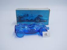 Blue car Avon bottle