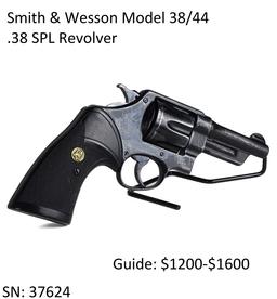 Smith & Wesson Model 38/44 .38 SPL Revolver