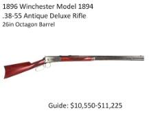 Winchester Model 1894 .38-55 Antique Deluxe Rifle