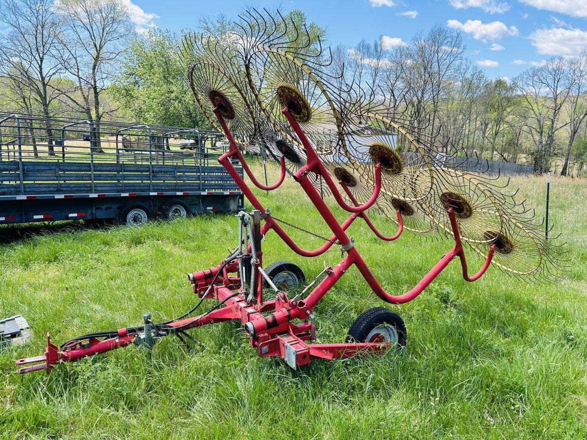 Tonutti RCS8 8-Wheel Hay Wheel Rake