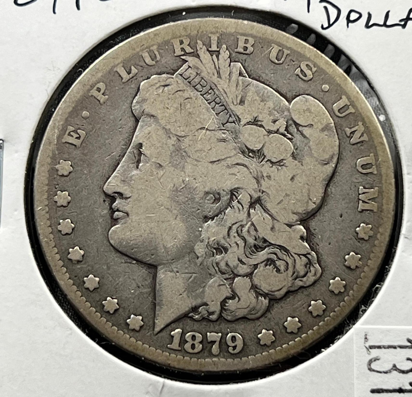 KEY DATE 1879-CC Morgan Silver Dollar