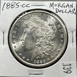L@@K KEY DATE 1885-CC Morgan Silver Dollar