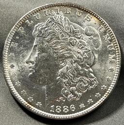 1886 Morgan Silver Dollar