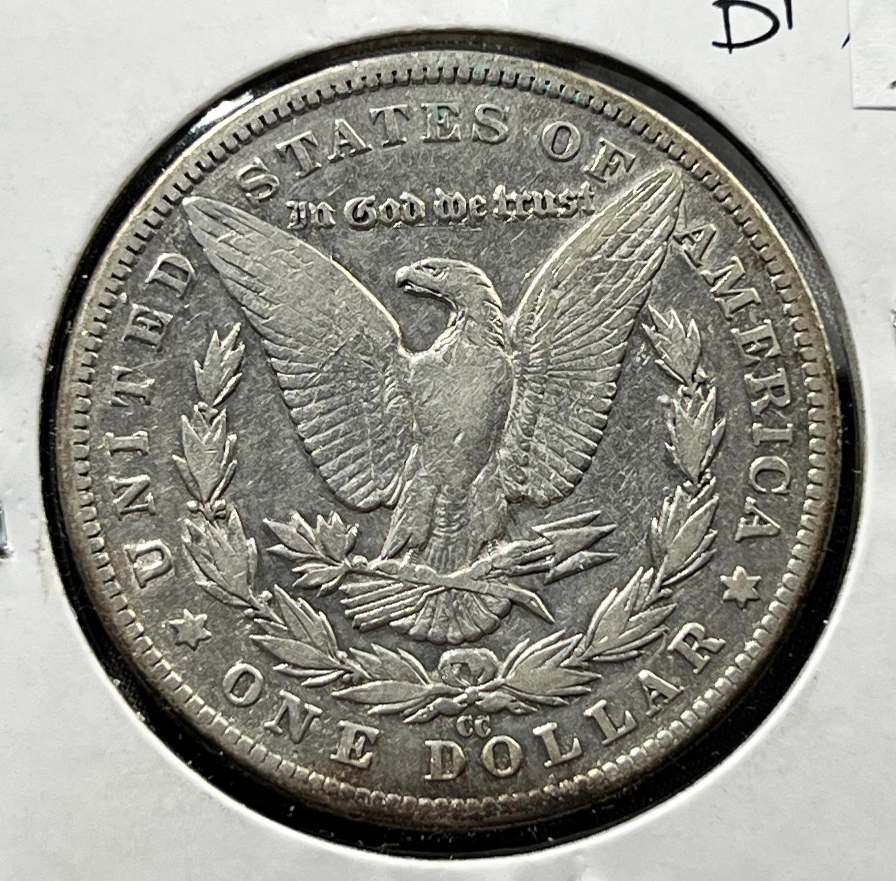 KEY DATE- 1883-CC US Morgan Silver Dollar