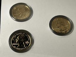 2001 Gold Plated State Quarter Set