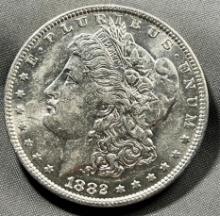 1882 O Morgan Silver Dollar