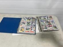 Football cards 2 notebooks w some stars 500 + cards