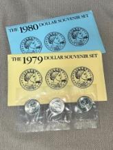 1979 and 1980 Susan B Anthony Souvenir Sets, SELLS TIMES THE MONEY