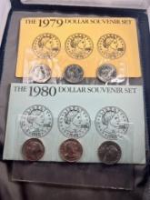 1979 and 1980 Susan B Anthony Souvenir Sets, SELLS TIMES THE MONEY