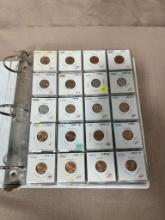 LARGE Binder, SEE ALL PICS, this binder appears to contain one UNC or Proof Cent 1941-1990's