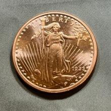 One Ounce Copper Round