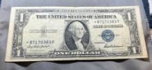 1935 F One Dollar Silver Certificate Star Note