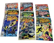 9- The New Mutants comic books, issues 1-9