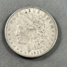 1921 Morgan Silver Dollar, 90% silver