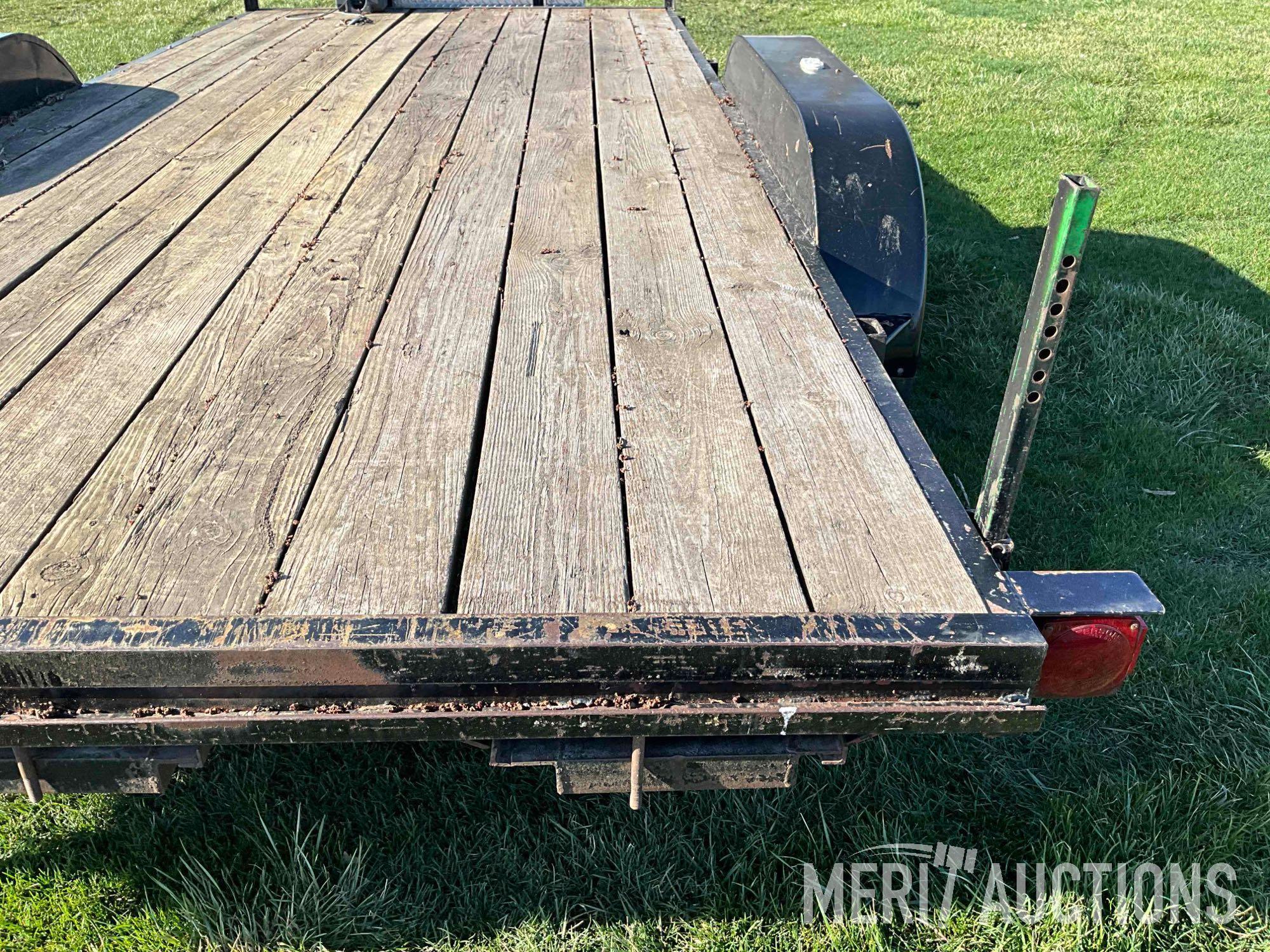 1992 7ft. x 16ft. flat bed trailer