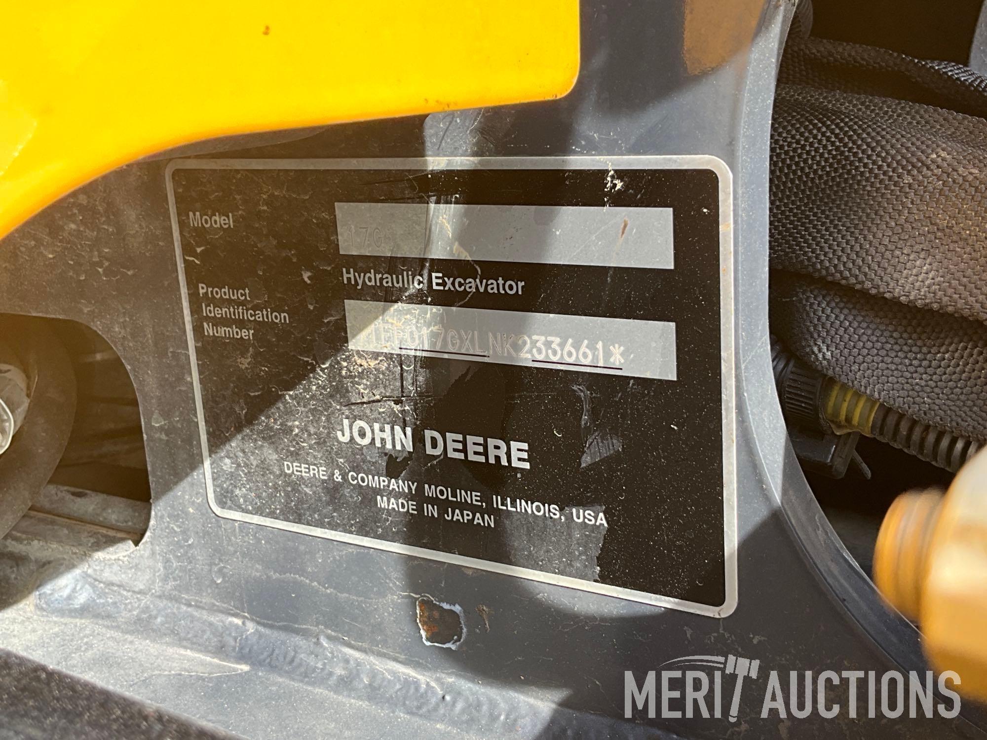 2022 John Deere 17G