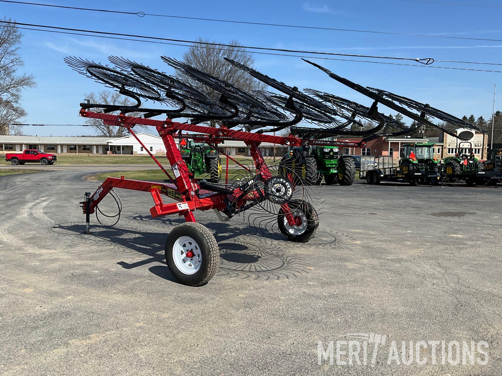 2022 H&S AR3110 10-wheel Rake