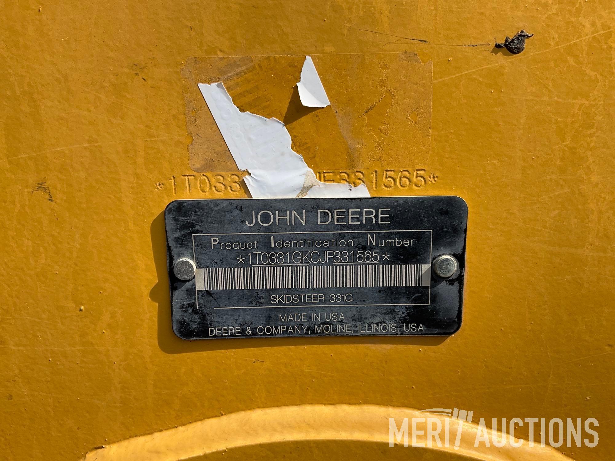 2018 John Deere 331G