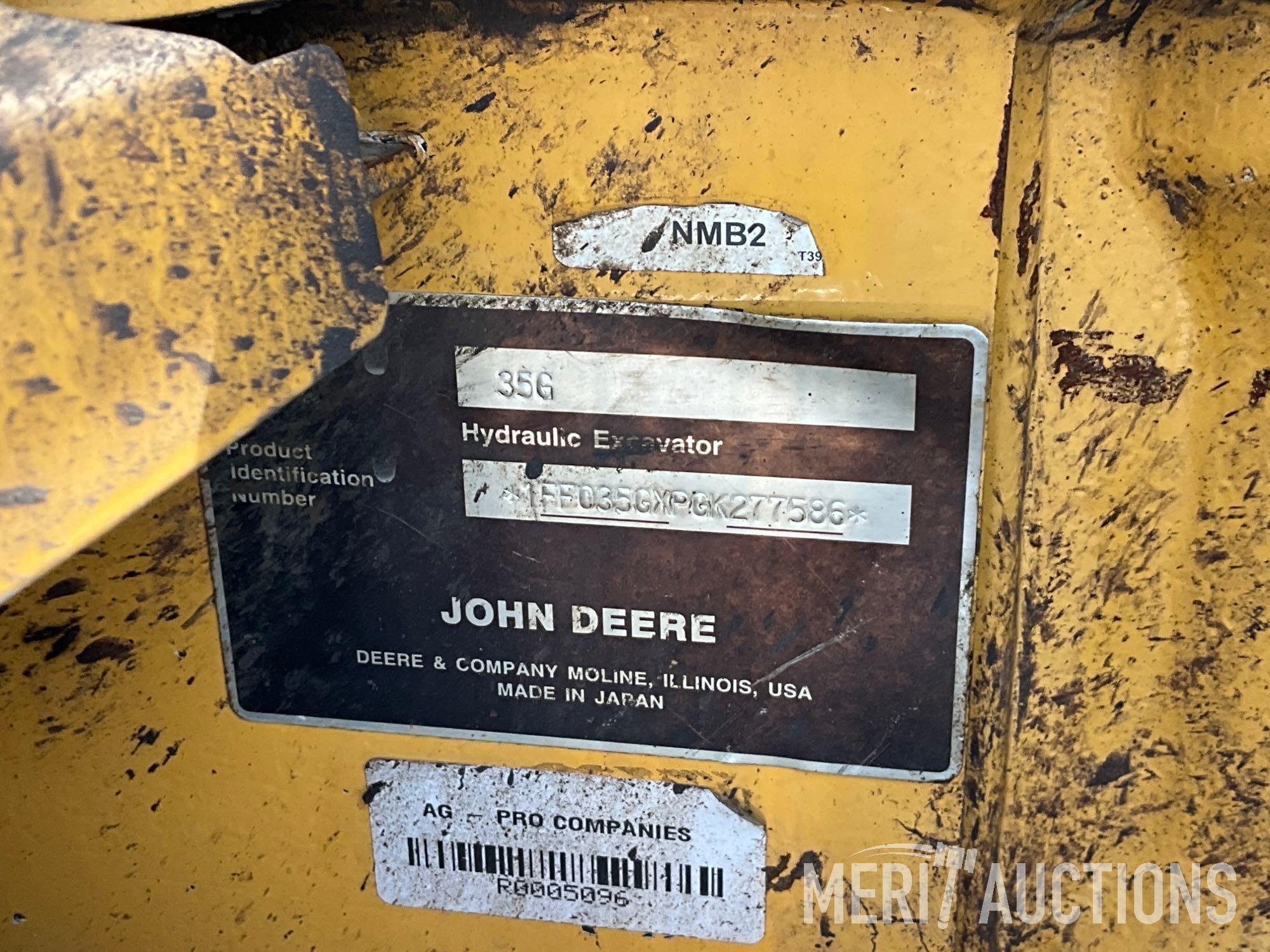 2016 John Deere 35G