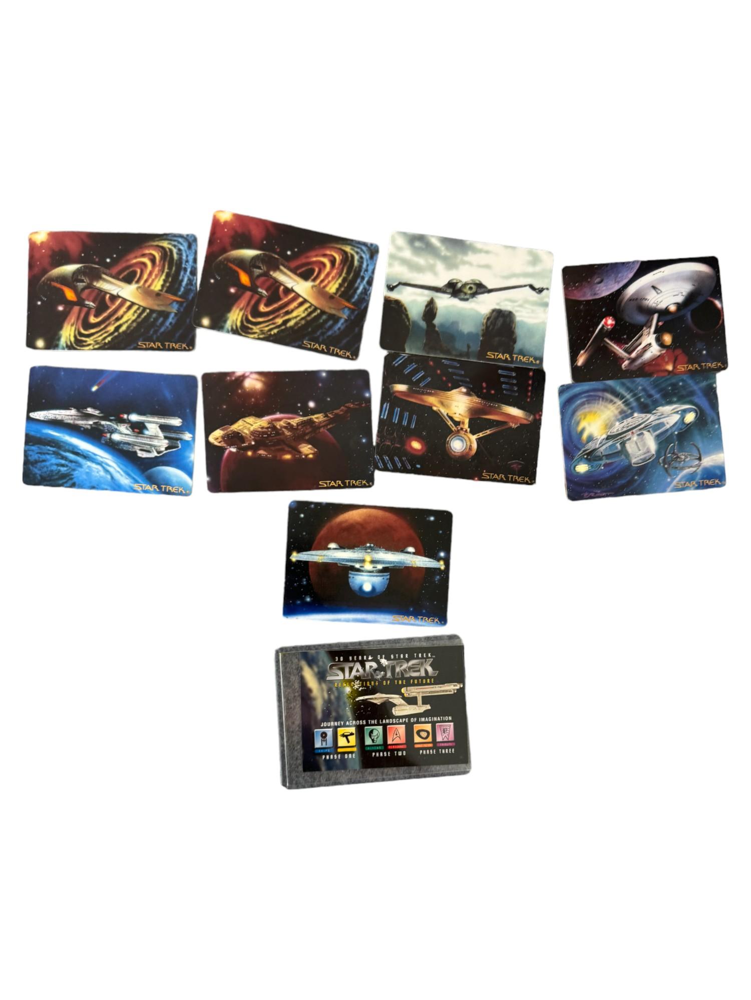 Star Trek 1995 The Hamilton Collection Porcelain Card Collection Lot