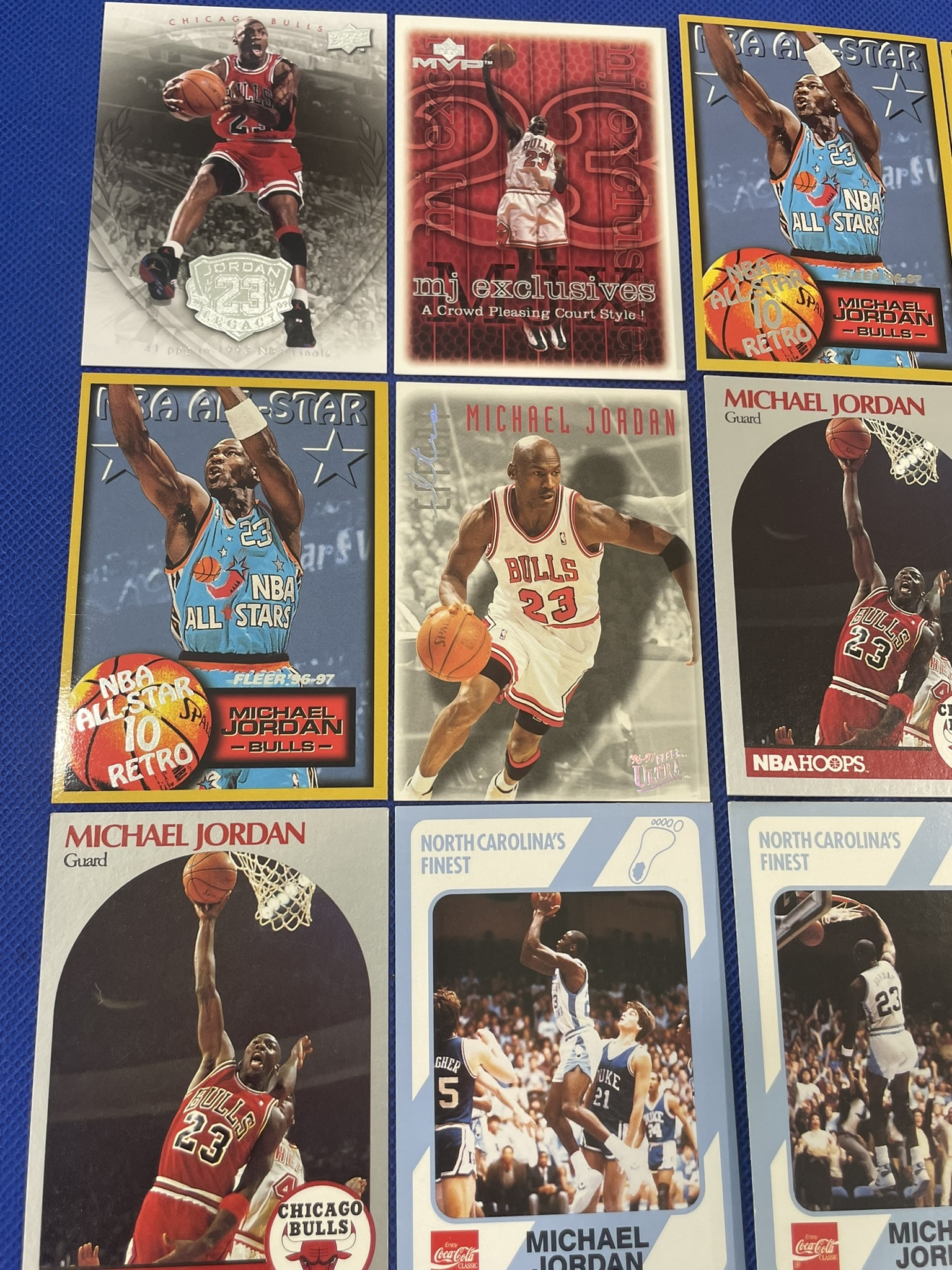 Large lot of Michael Jordan basketball cards