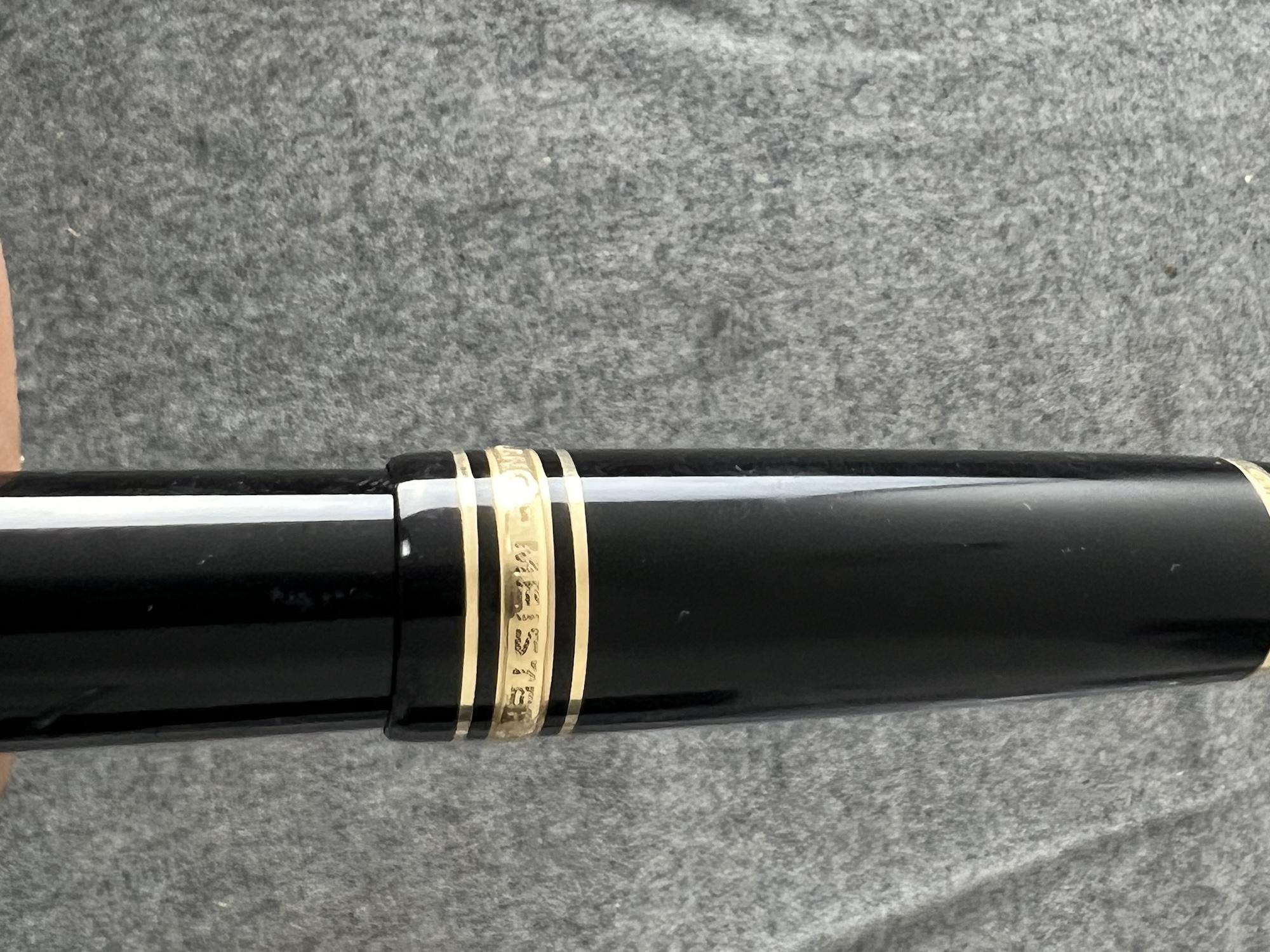 MONTBLANC MEISTERSTUCK 14K GOLD NIB NO 149 VINTAGE FAT FOUNTAIN PEN