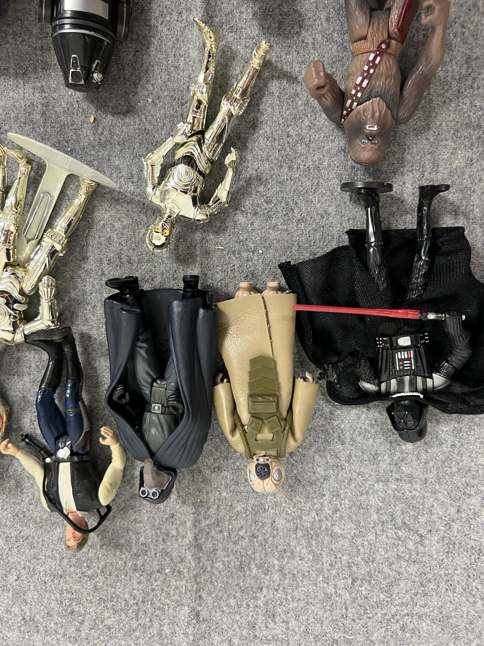 STAR WARS ACTION FIGURE TOY COLLECTION LOT