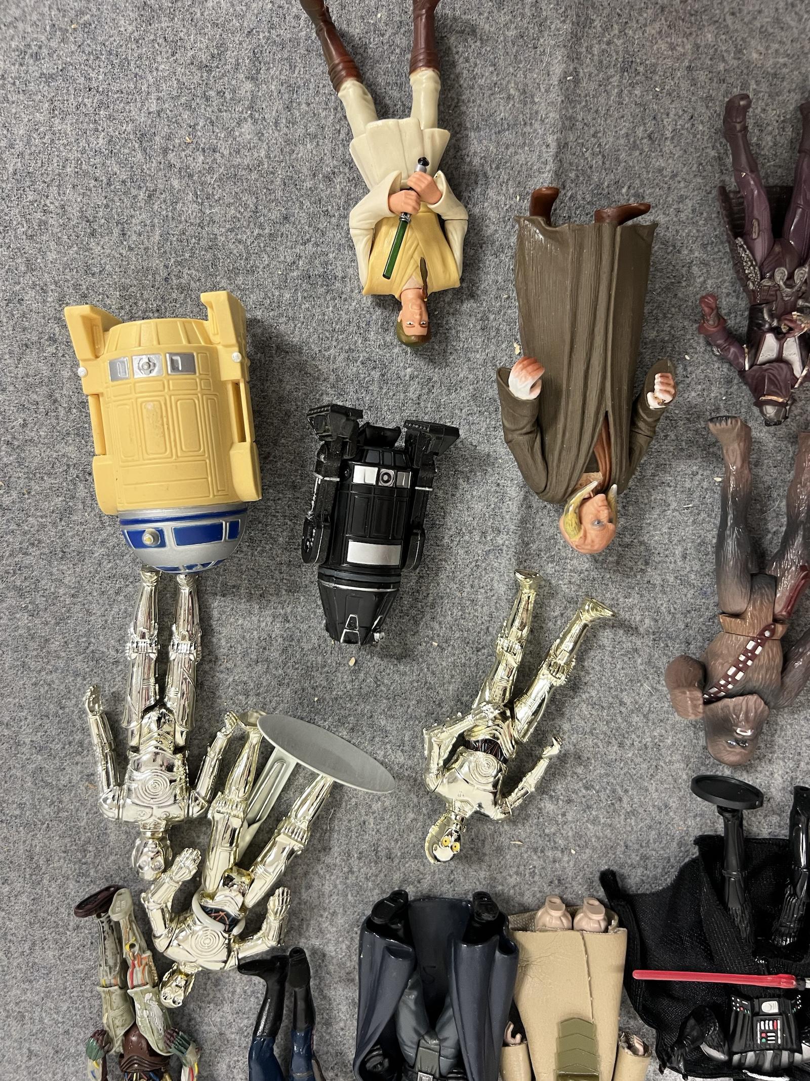 STAR WARS ACTION FIGURE TOY COLLECTION LOT