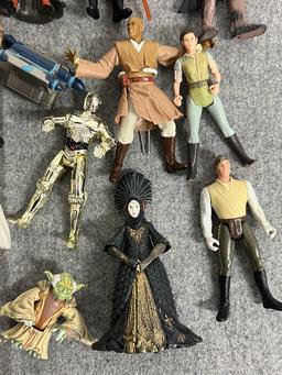 STAR WARS ACTION FIGURE TOY COLLECTION LOT