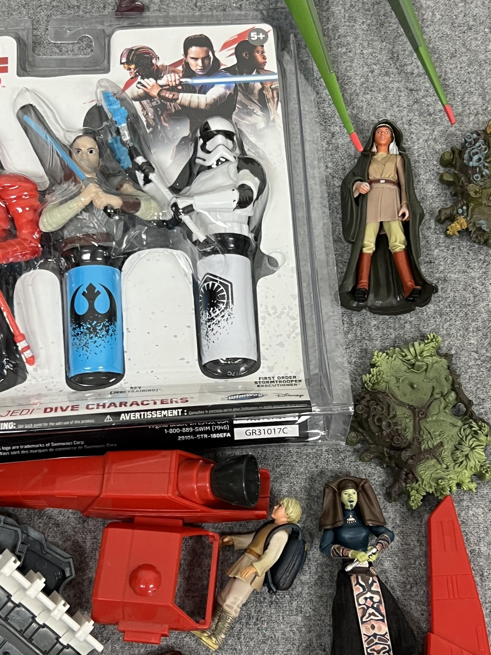 VINTAGE STAR WARS ACTION FIGURE TOY COLLECTION LOT