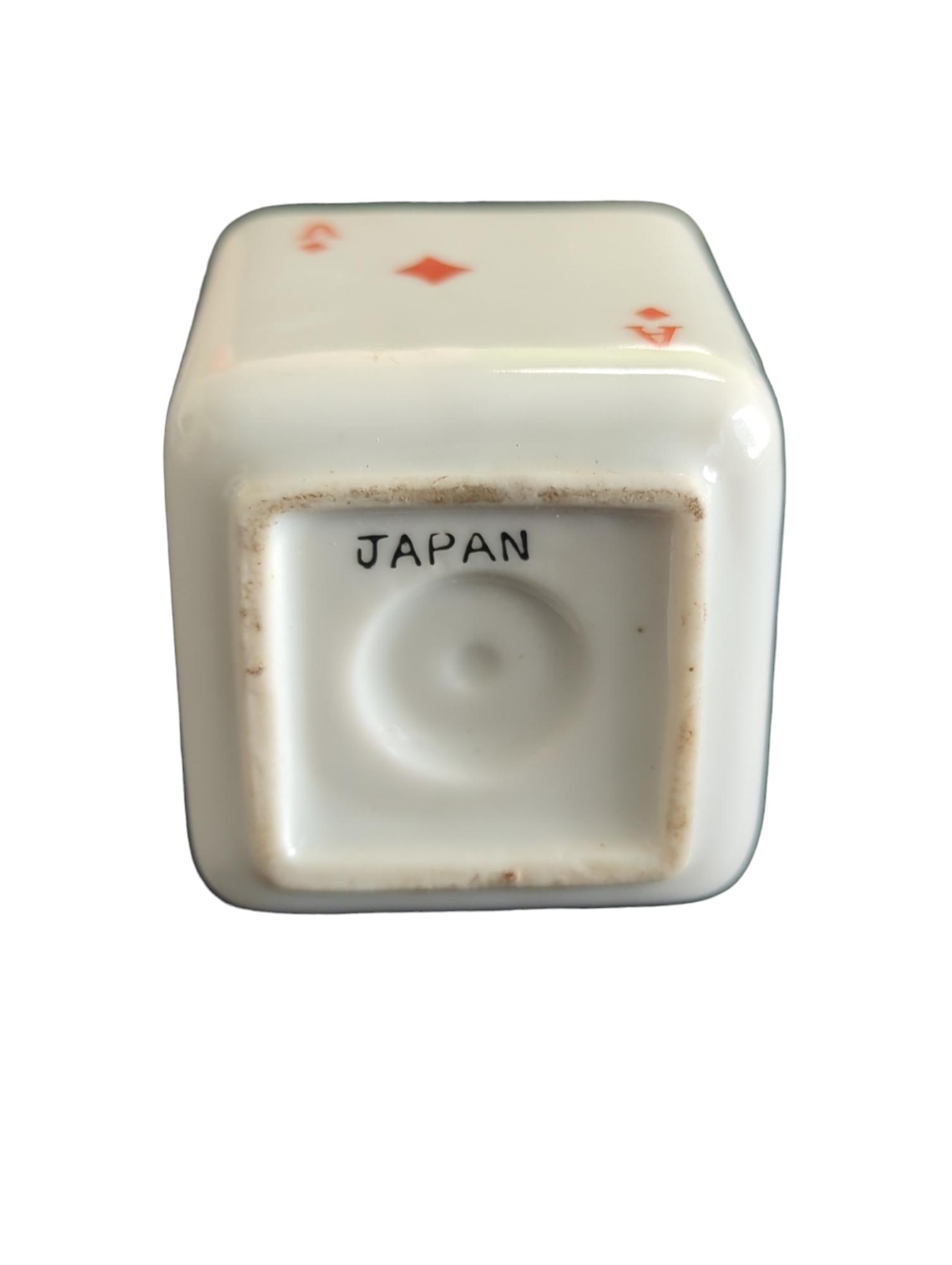 Vintage Japan card suits table lighter