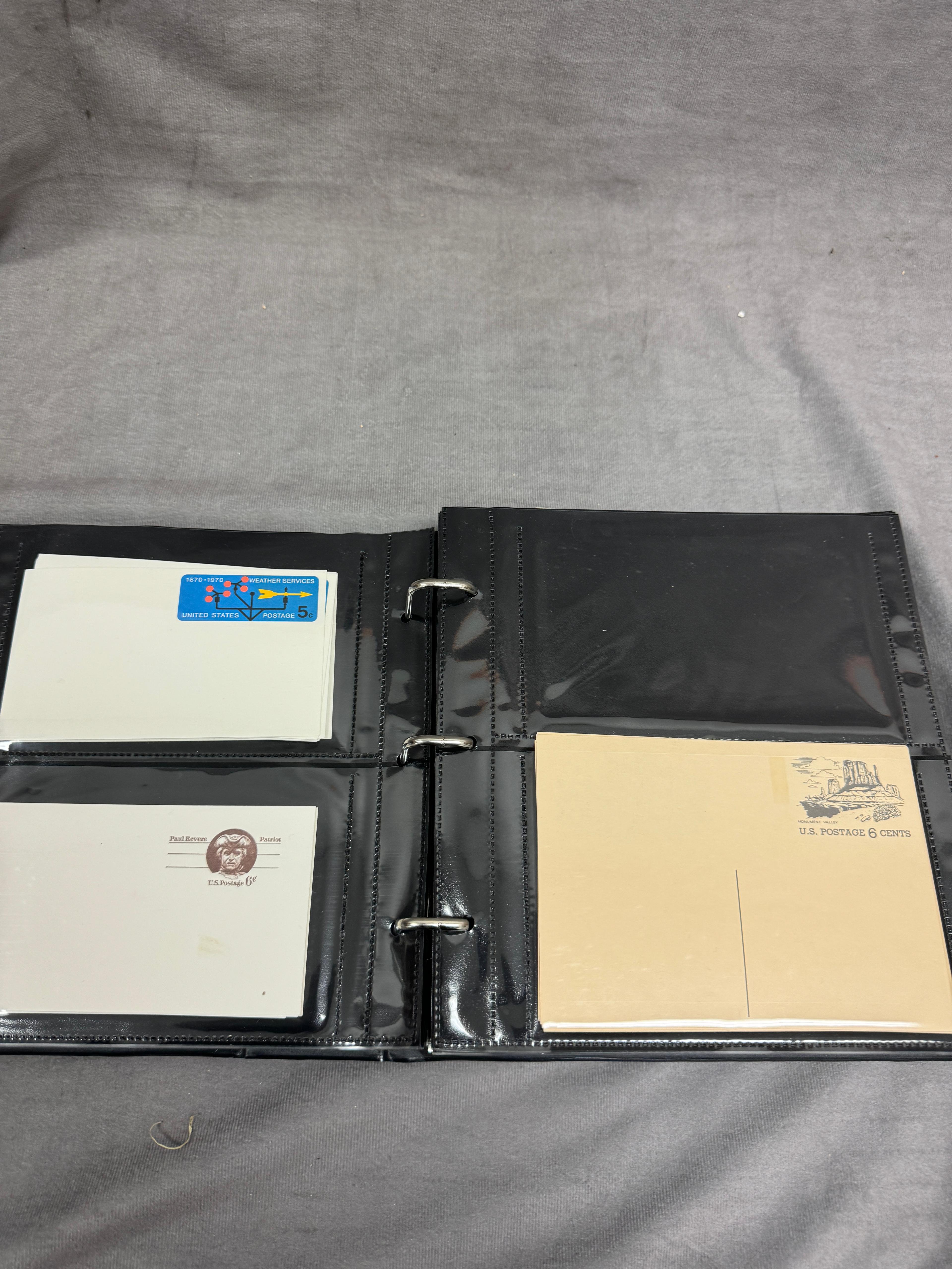 U.S. Postage Cover Stamp Collection Lot in Binder