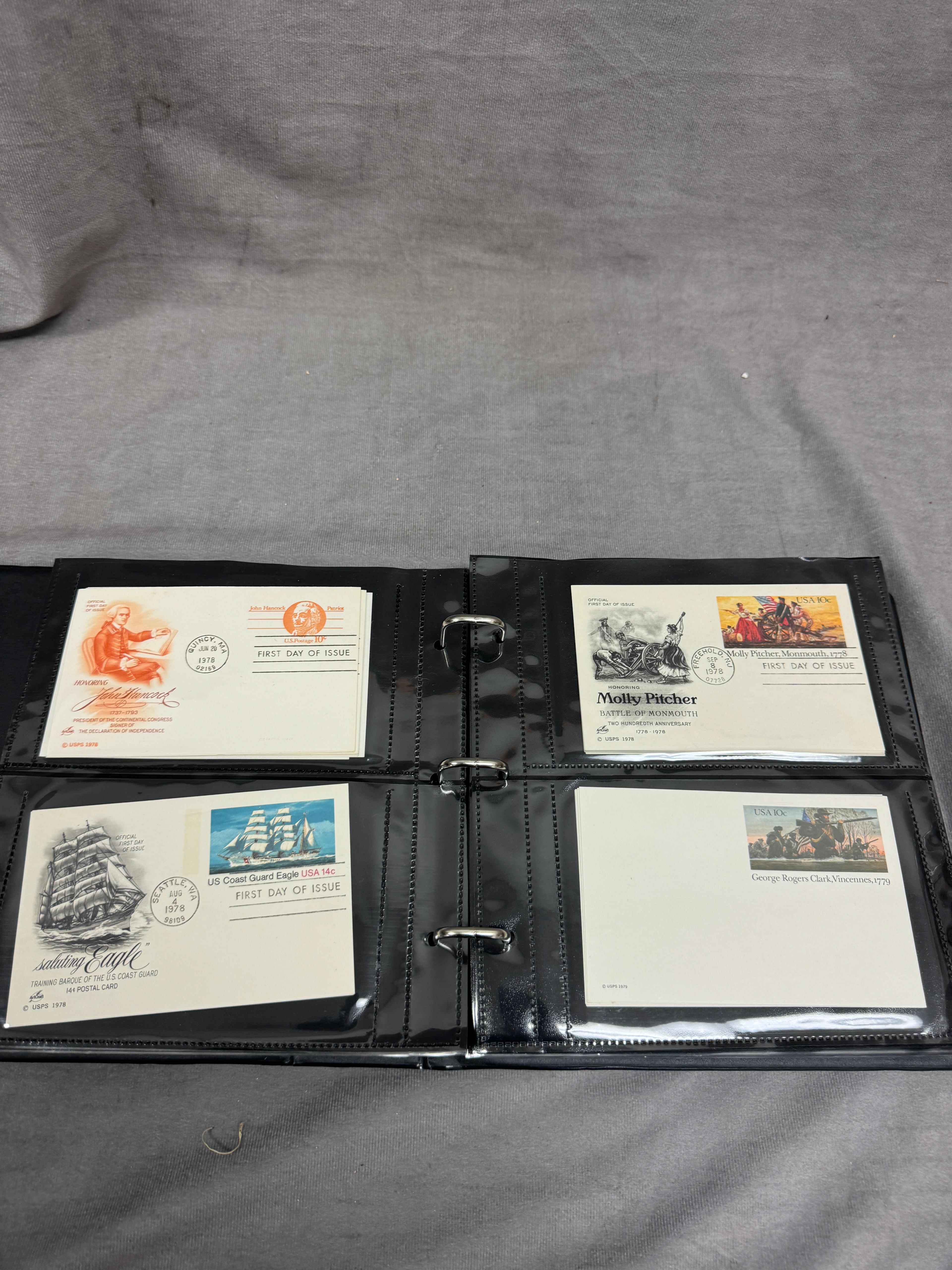 U.S. Postage Cover Stamp Collection Lot in Binder