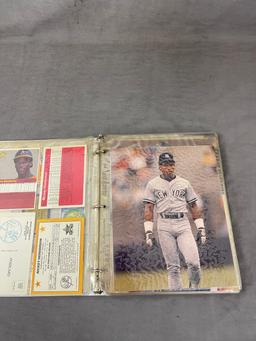 Vintage Baseball Trading Card Collection Binder Lot