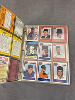 Vintage Baseball Trading Card Collection Binder Lot