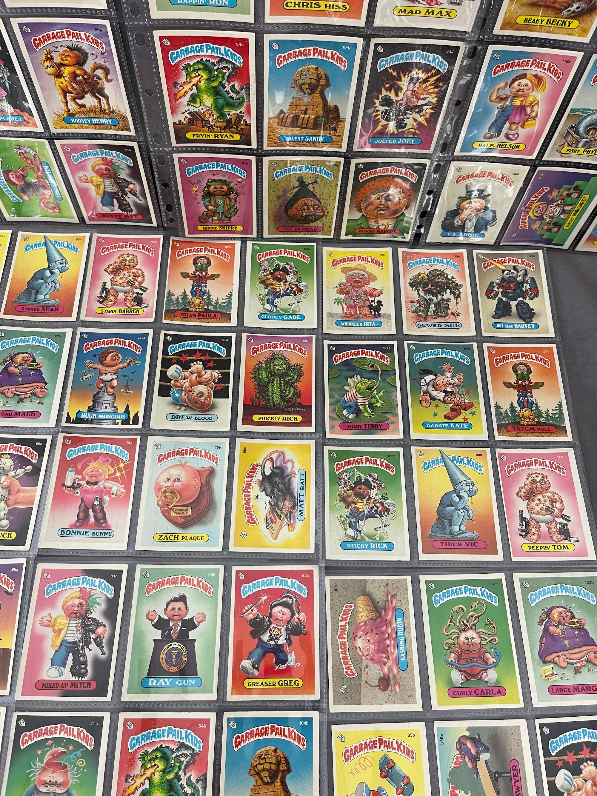 1986 Garbage Pail Kids Trading Card Collection Lot