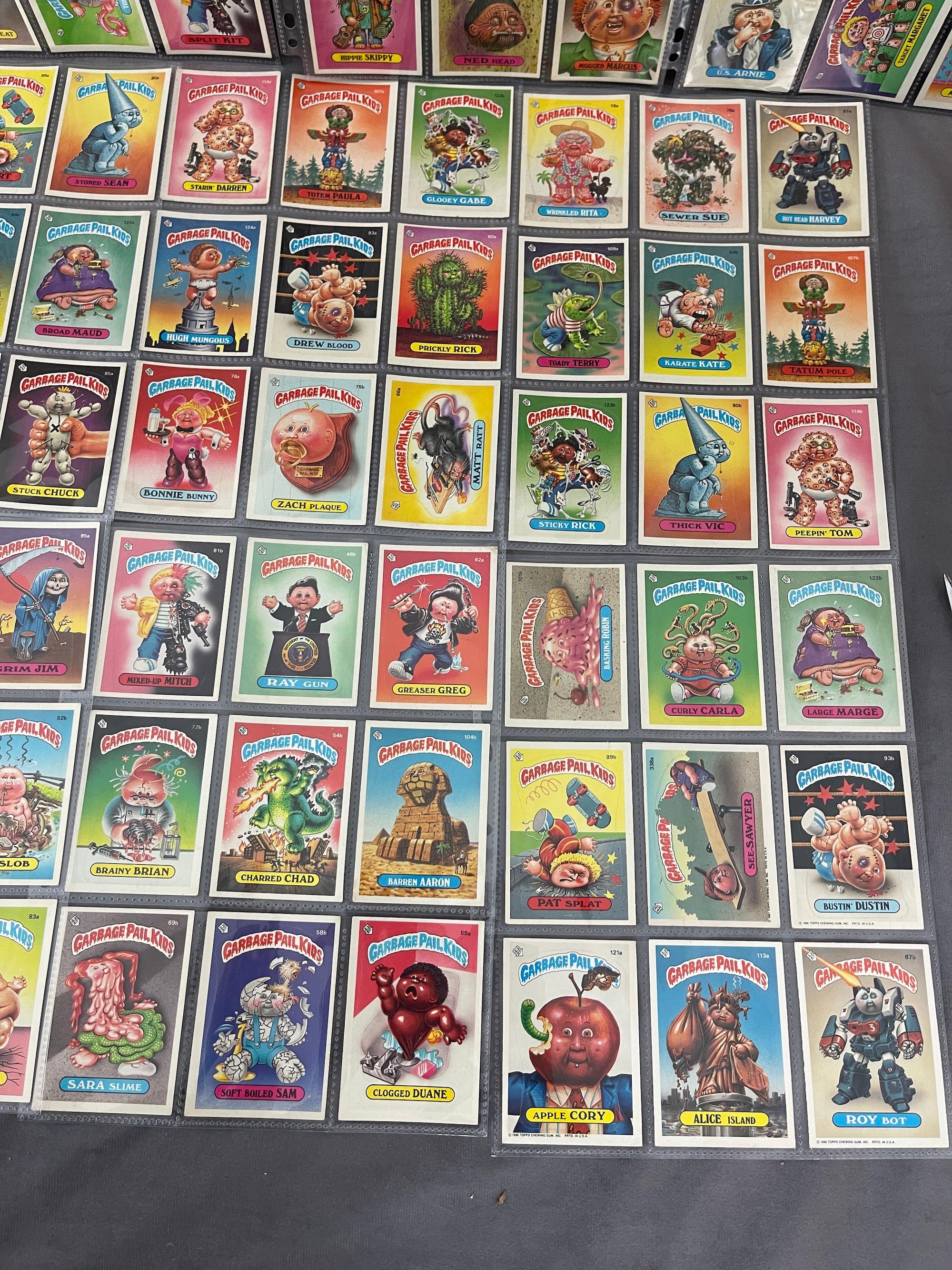 1986 Garbage Pail Kids Trading Card Collection Lot