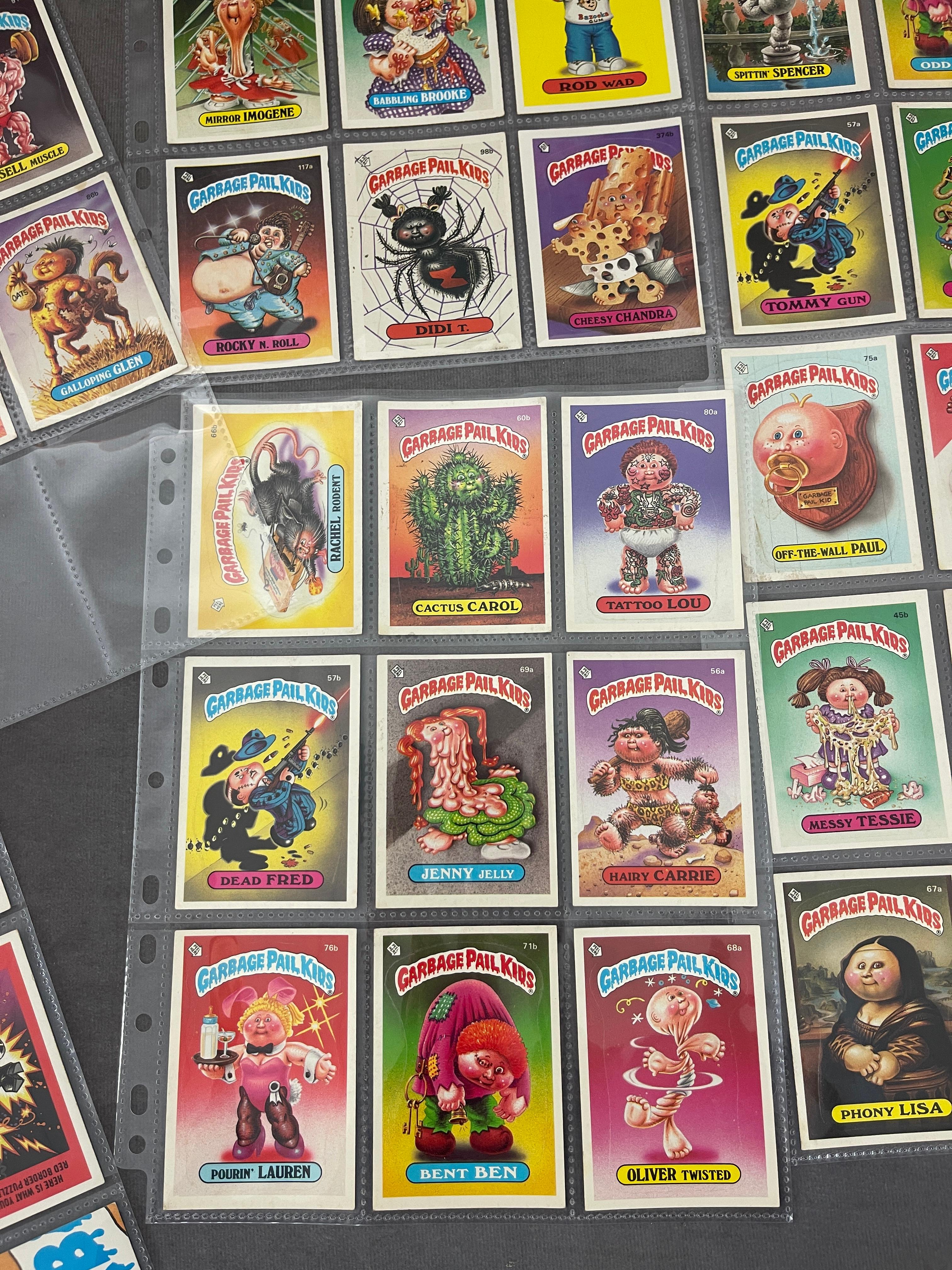 1986 Garbage Pail Kids Trading Card Collection Lot