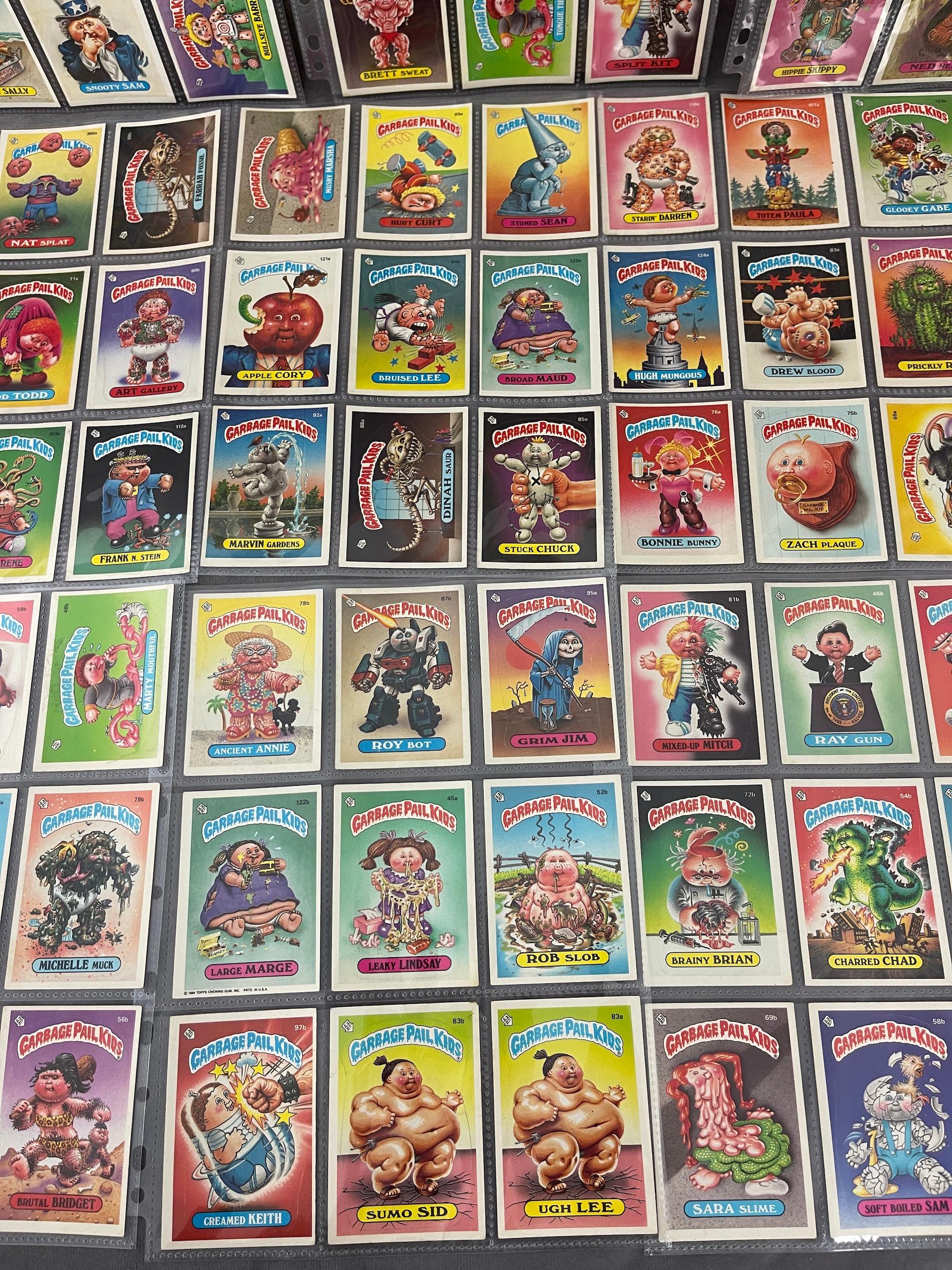 1986 Garbage Pail Kids Trading Card Collection Lot